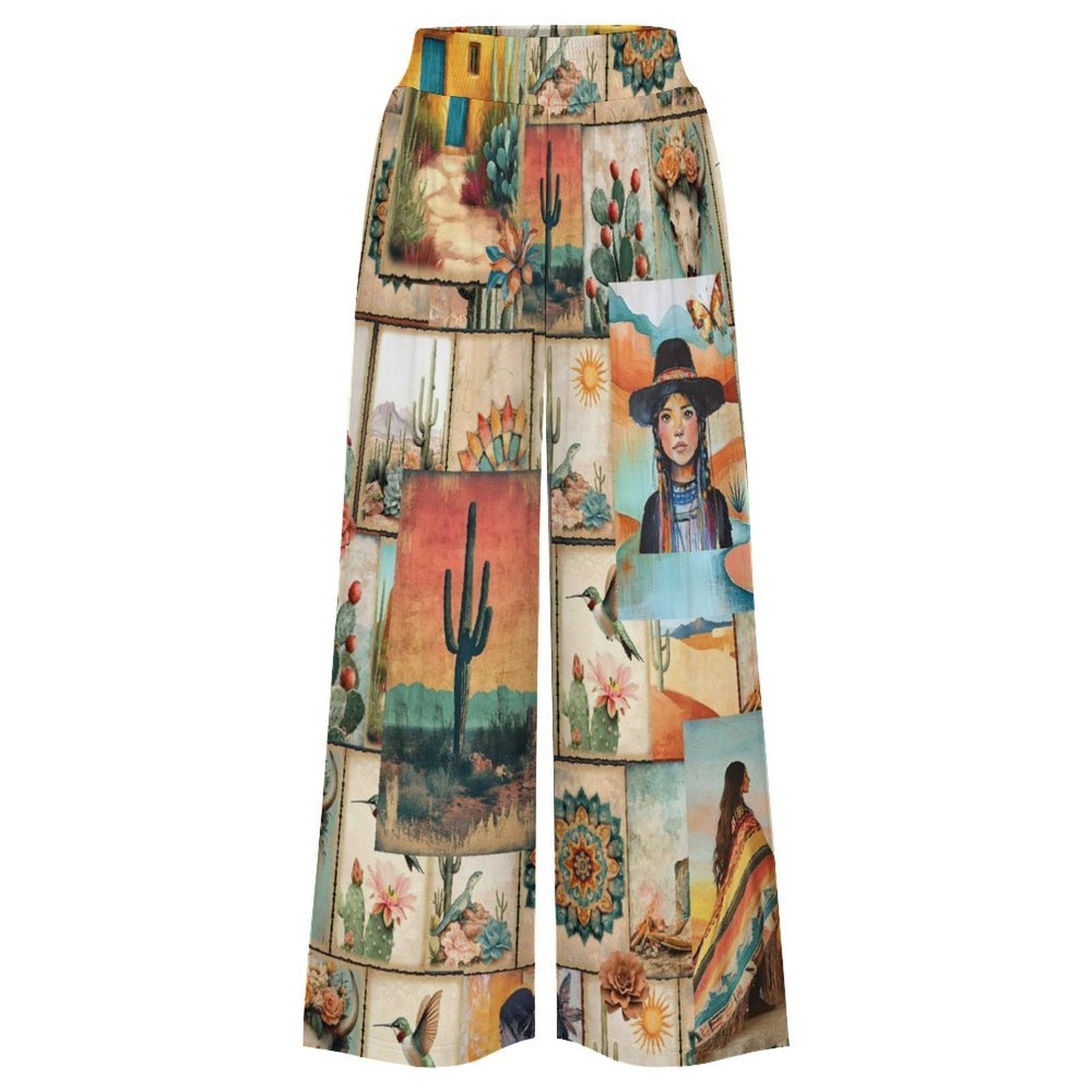 Baha Ranch Pictures of the Southwest High Waisted Wide Leg Pants