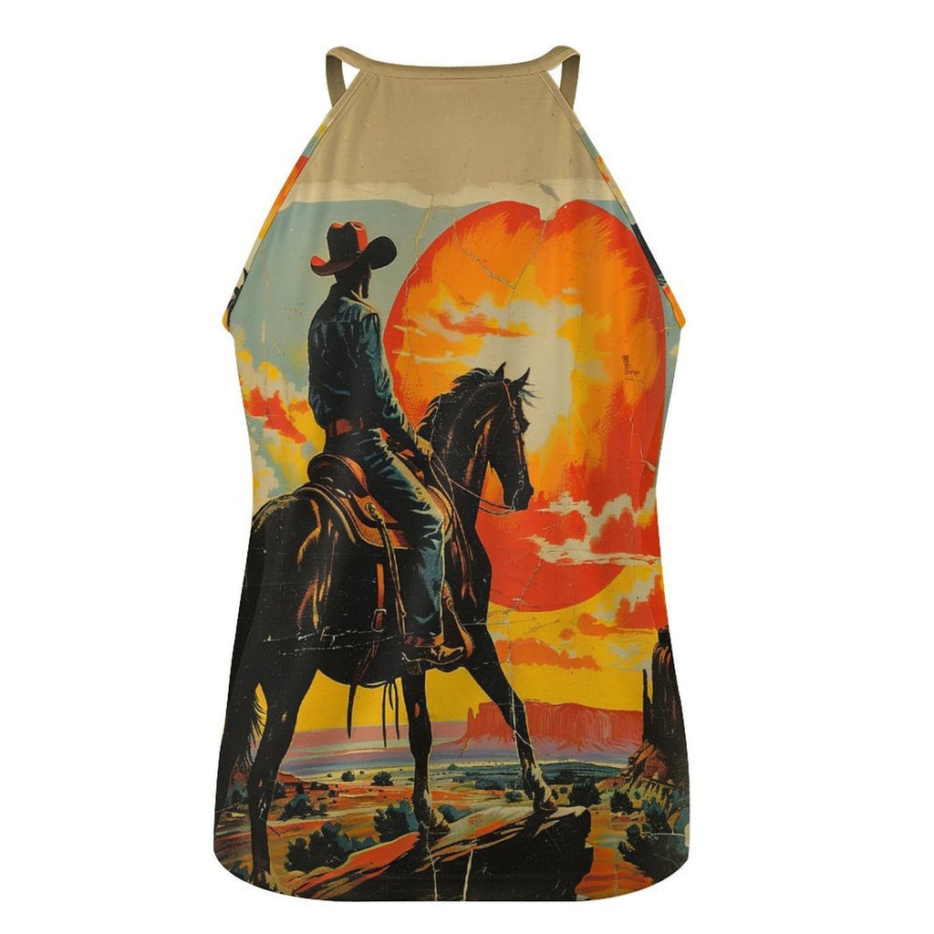 Baha Ranch Sunset Cowboy Tank Top