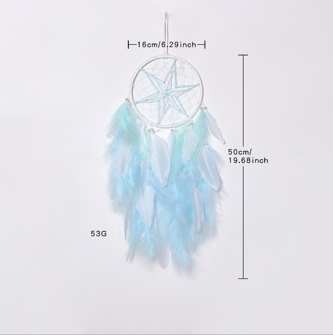 Creative Dream Catcher pentagram Dream Catcher Home Decoration Dream Catcher Wall Hanger Wall Hanger