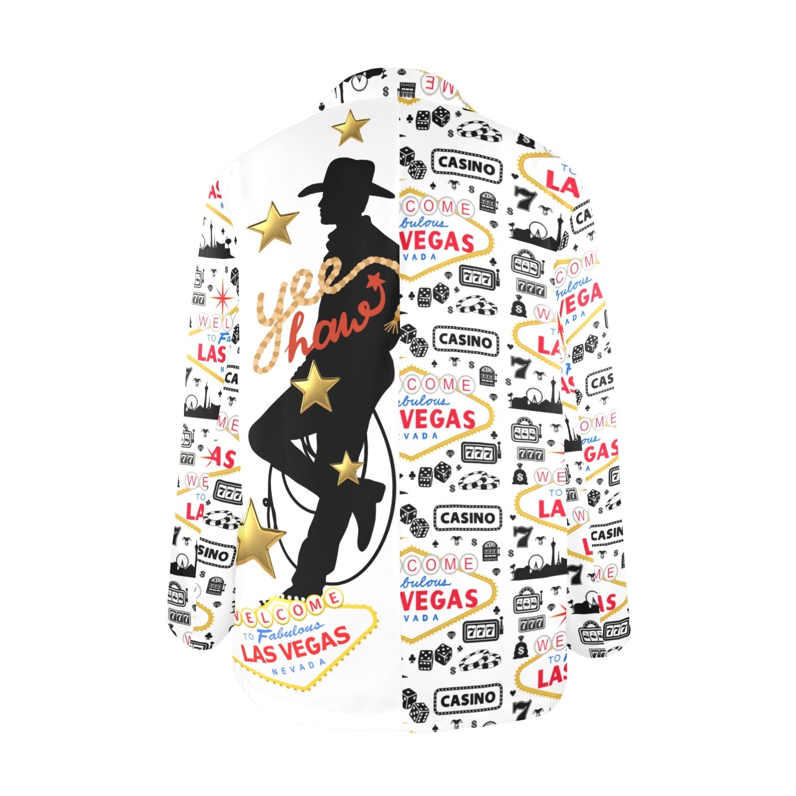 Baha Ranch Yeehaw Cowboy Vegas Women's Western Blazer