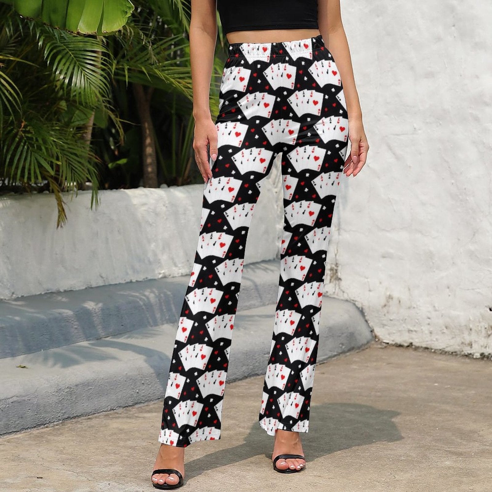 Baha Ranch Vegas Casino Gambling Flare Pants