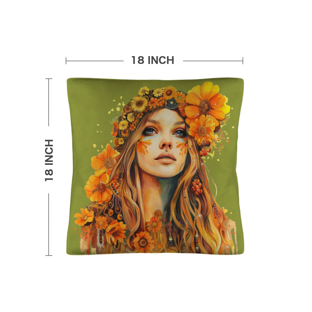 Baha Ranch Boho Girl Pillow Case Made in America