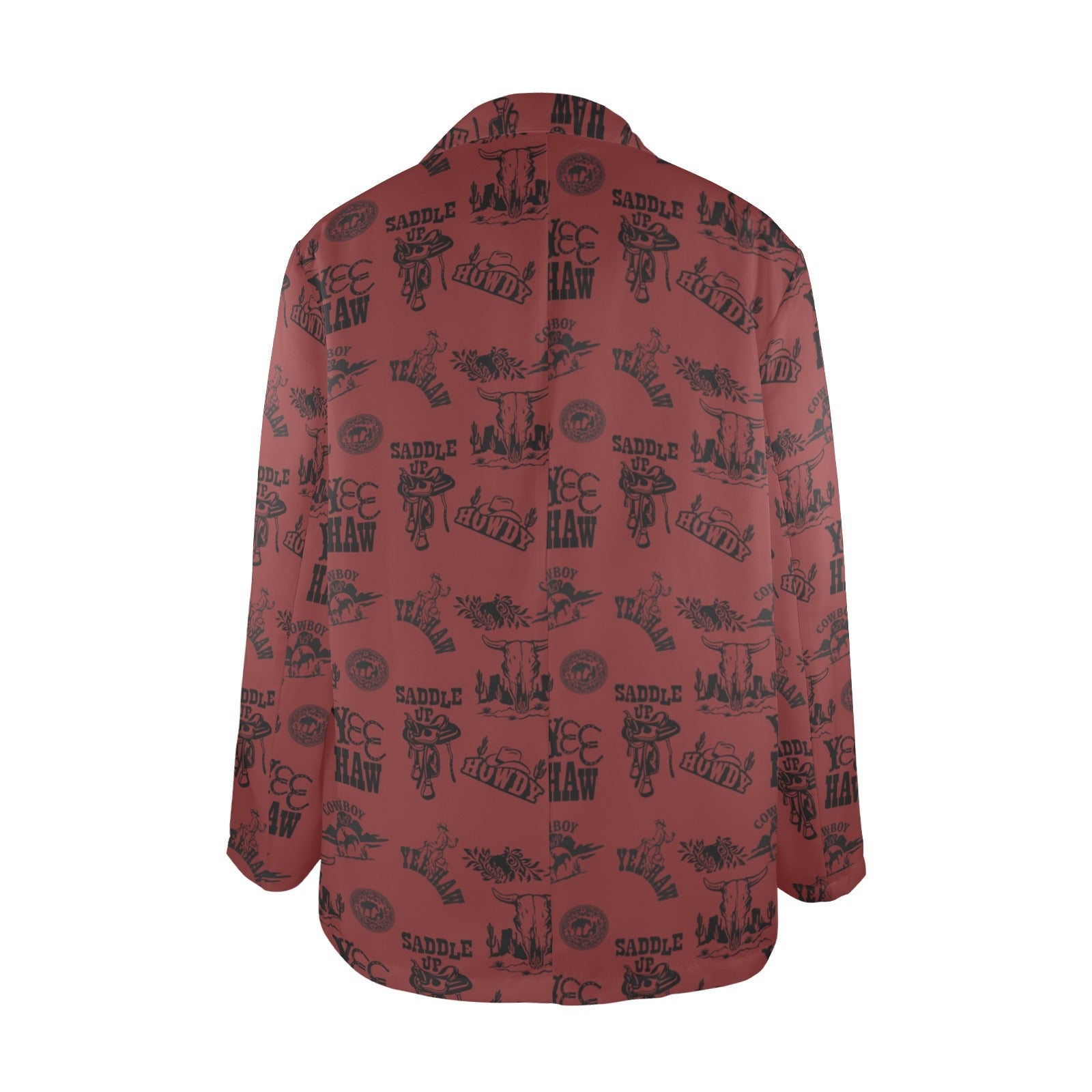 Baha Ranch Burgandy Cowboy Women's Western Blazer