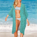 Baha Ranch Turquoise Brands Duster Kimono Coverup