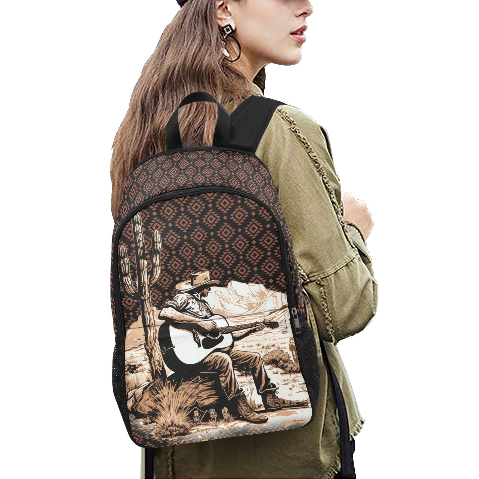 Baha Ranch Guitar Cowboy Backpack