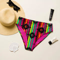 Ready to Ship Yeehaw Neon Aztec Print Bikini Bottom 2XL