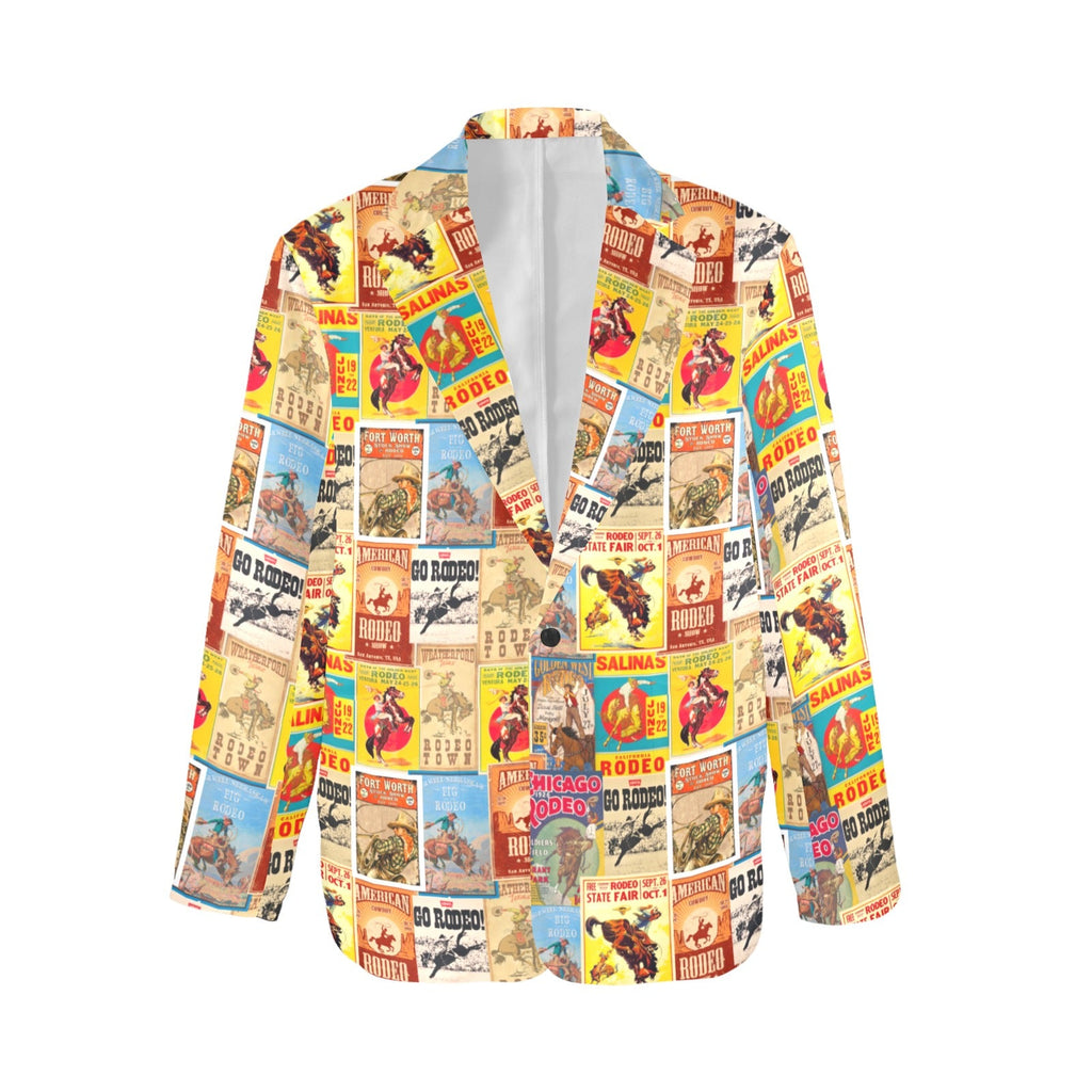 Baha Ranch Women's Vintage Rodeo Poster Blazer