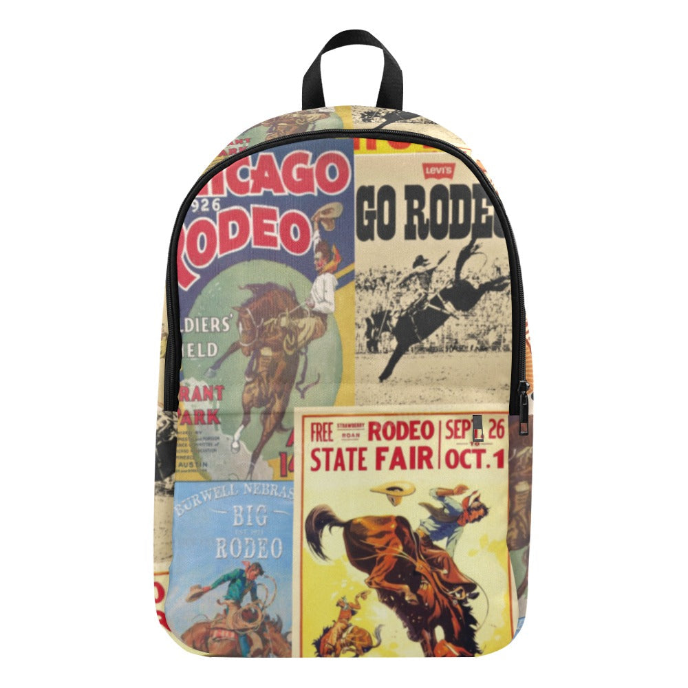 Baha Ranch Vintage Rodeo Poster Backpack