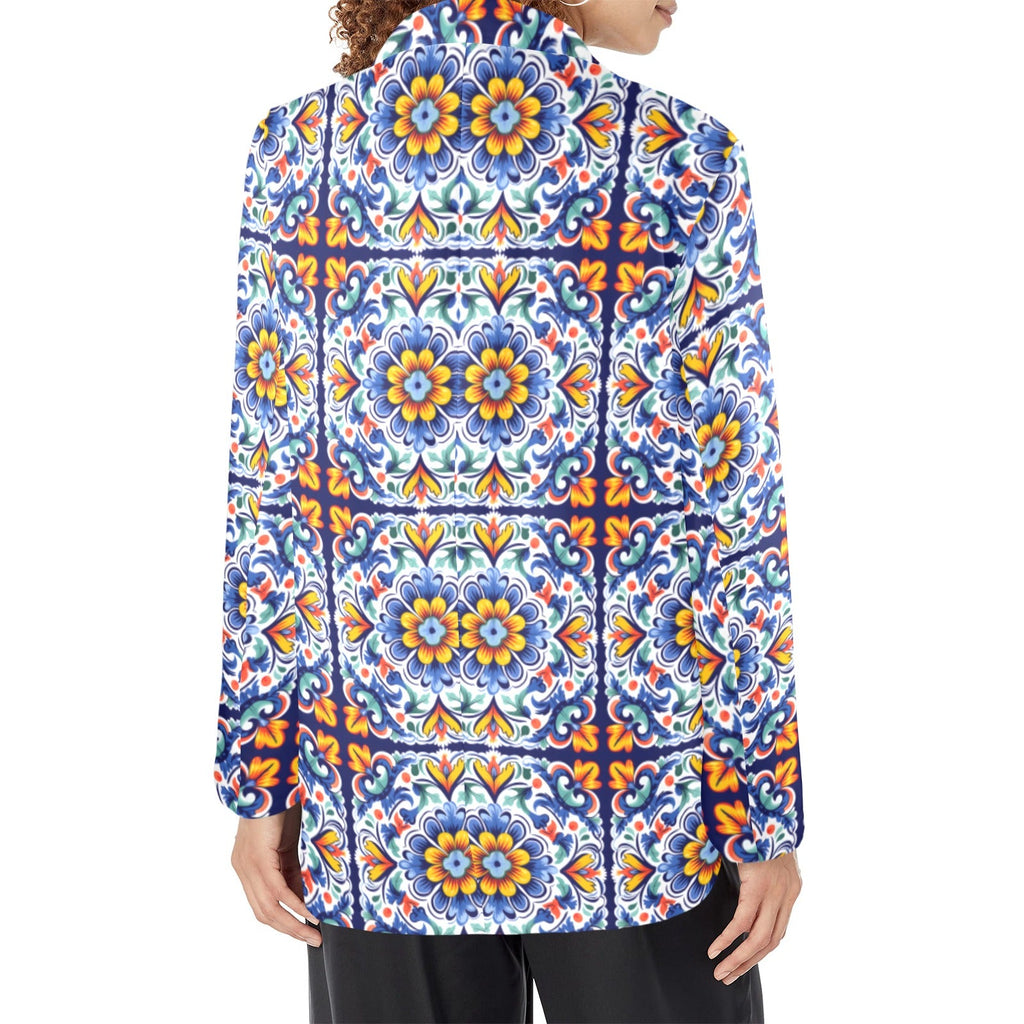 Baha Ranch Blues Talavera Women's Blazer