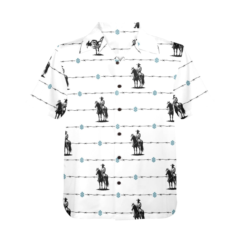 Baha Ranch Saddle Up Western Hawaiian Shirt Made in America
