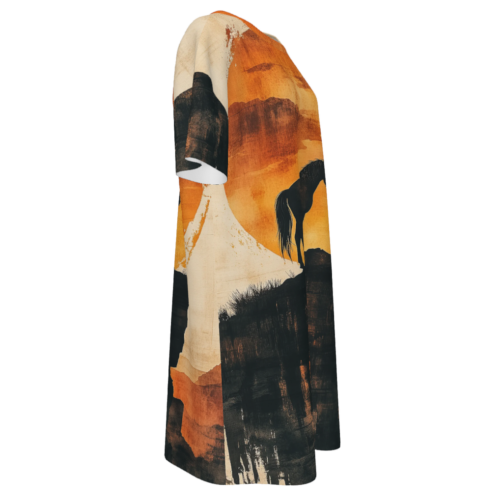 Baha Ranch Canyon Mustang T Shirt Dress or Sleep Shirt