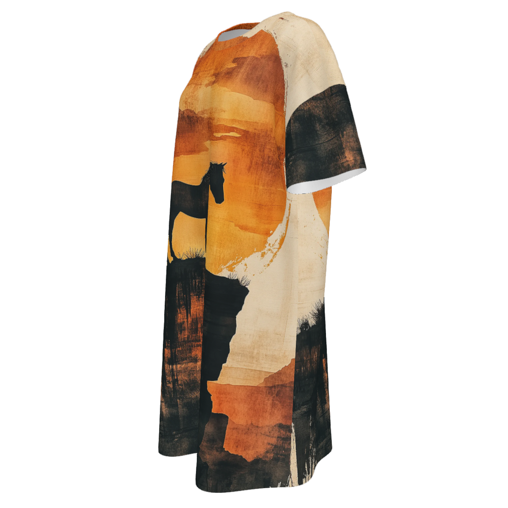 Baha Ranch Canyon Mustang T Shirt Dress or Sleep Shirt