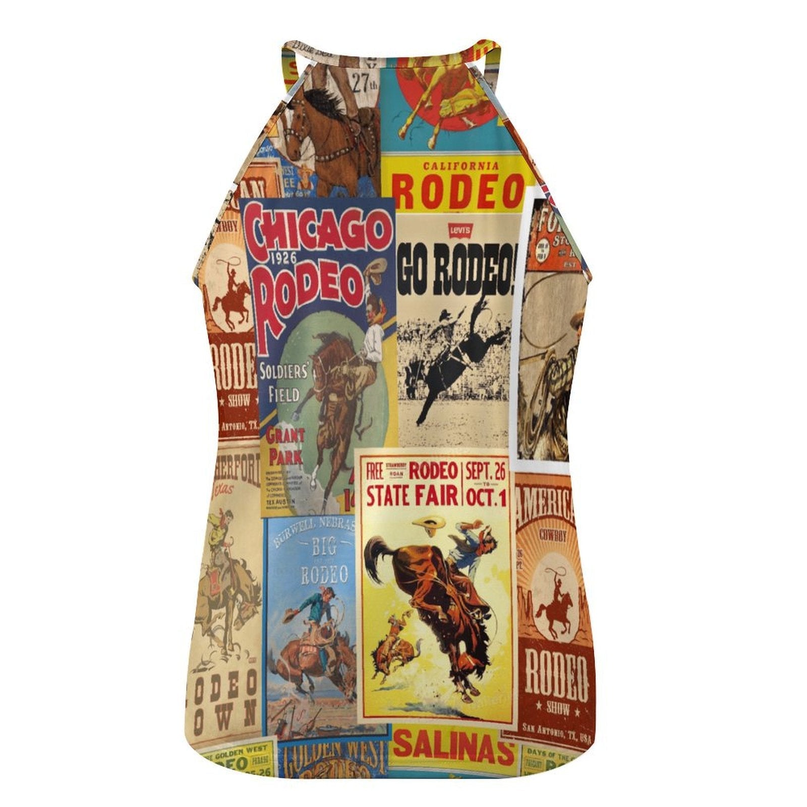 Baha Ranch Vintage Rodeo Poster Tank Top
