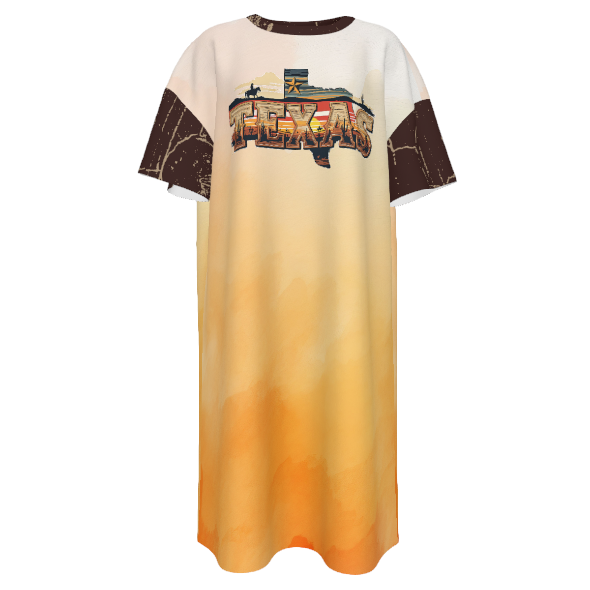 Baha Ranch Texas T Shirt Dress or Sleep Shirt