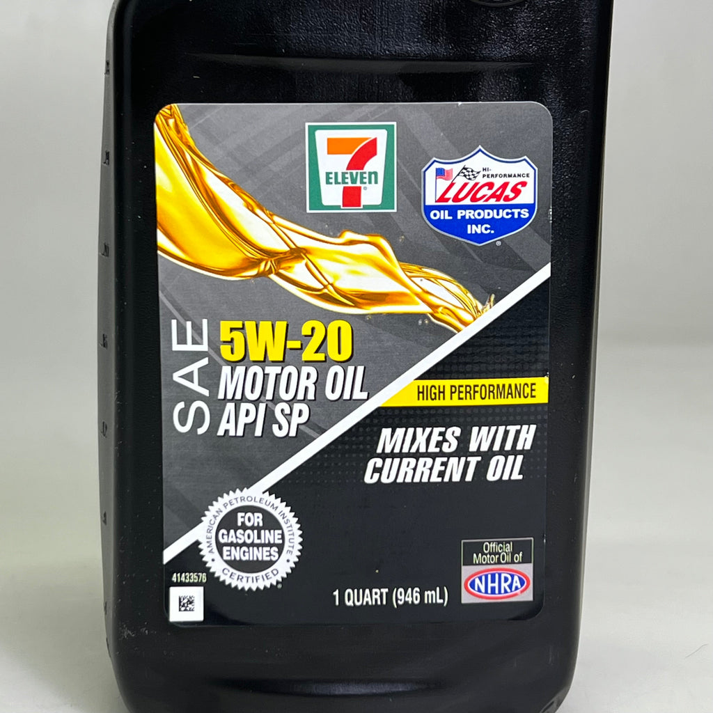 LUCAS (6 PACK) 5W-20 High Performance Engine Motor Oil 1 qt/ 946 ml