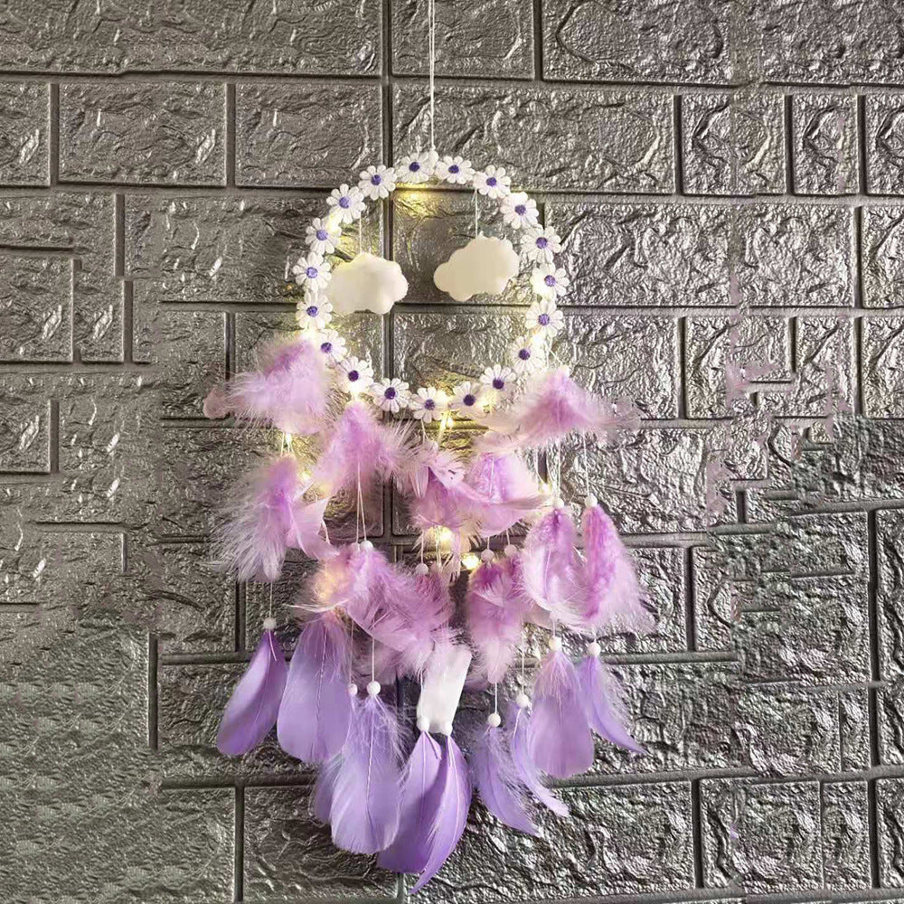 Christmas Lantern Dream Catcher Creative Light String Cloud Dream Catcher Car Dream Catcher Home Lantern Dream Catcher