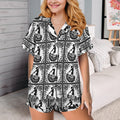 Baha Ranch Colores de Mexico Flamenco Southwestern Satin Pajamas