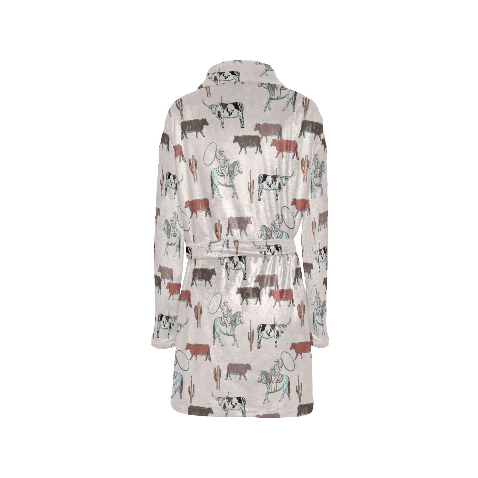 Baha Ranch Cattle Drive Women's Western Bath Robe