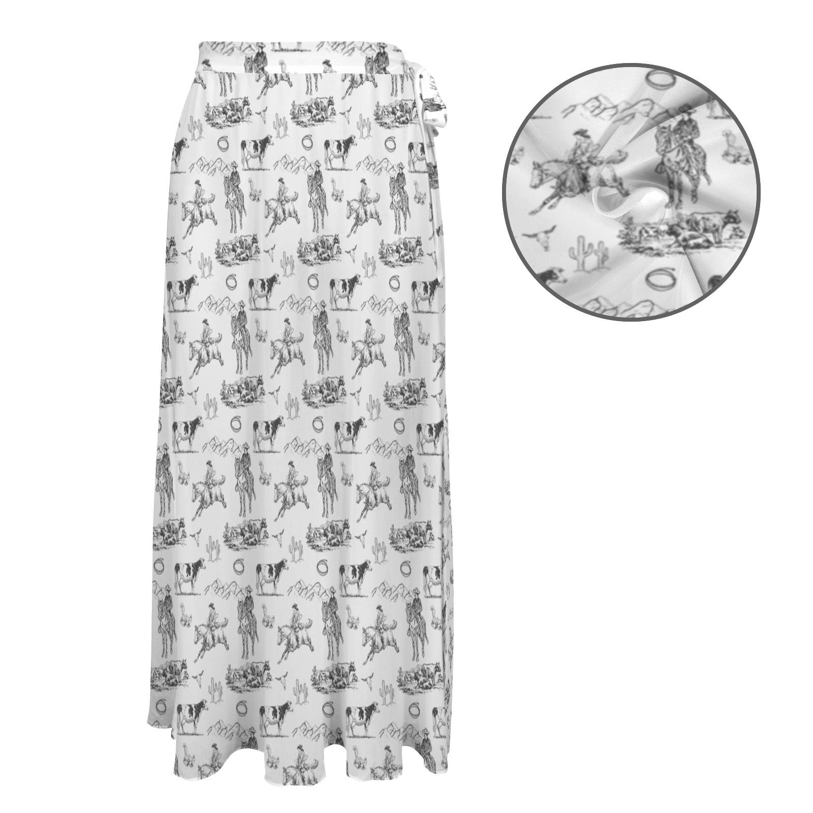 Baha Ranch Ranch Life Beach Coverup Skirt