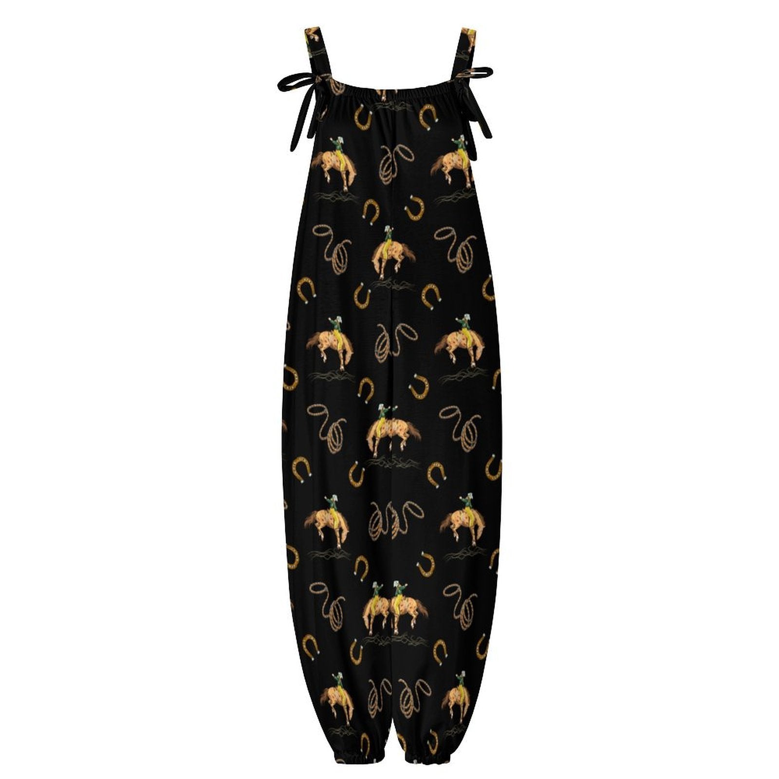 Baha Ranch Rodeo Cowboy Overalls Jumpsuit