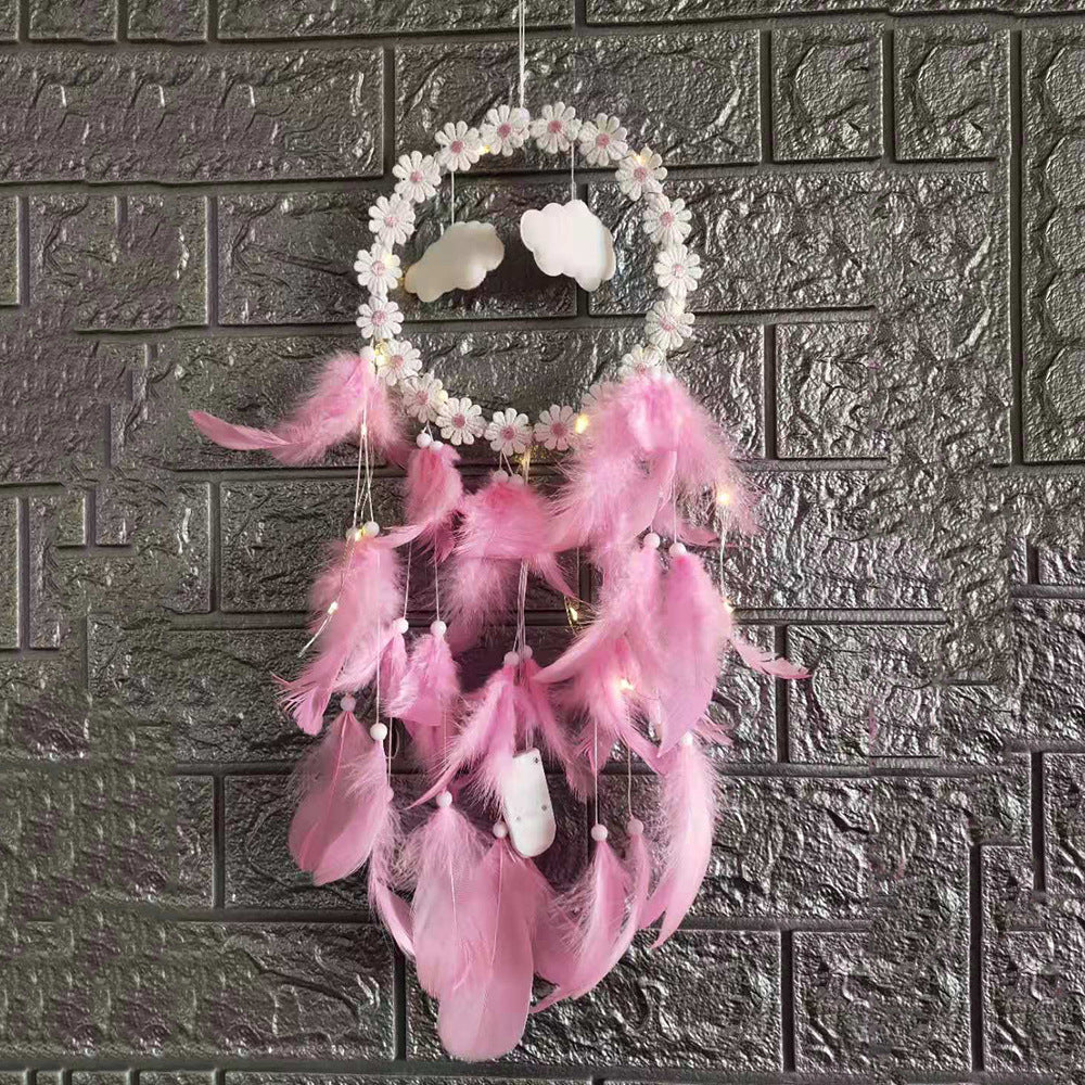 Christmas Lantern Dream Catcher Creative Light String Cloud Dream Catcher Car Dream Catcher Home Lantern Dream Catcher