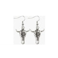 Western Cowboy Earrings, Cow Head Pistol Boots, Horse Hooves, Vintage Alloy Earrings, Ethnic Style