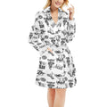 Baha Ranch Cowboy Print Women's Western Bath Robe