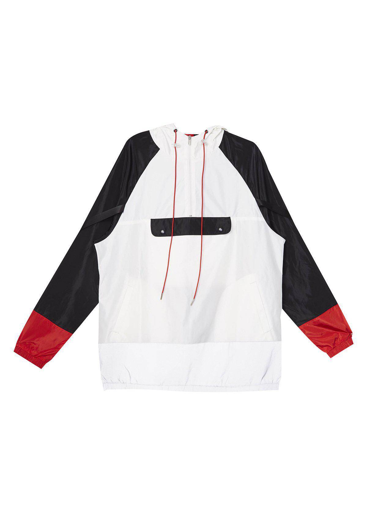 Men's Glow in the Dark Anorak in White - Blank State