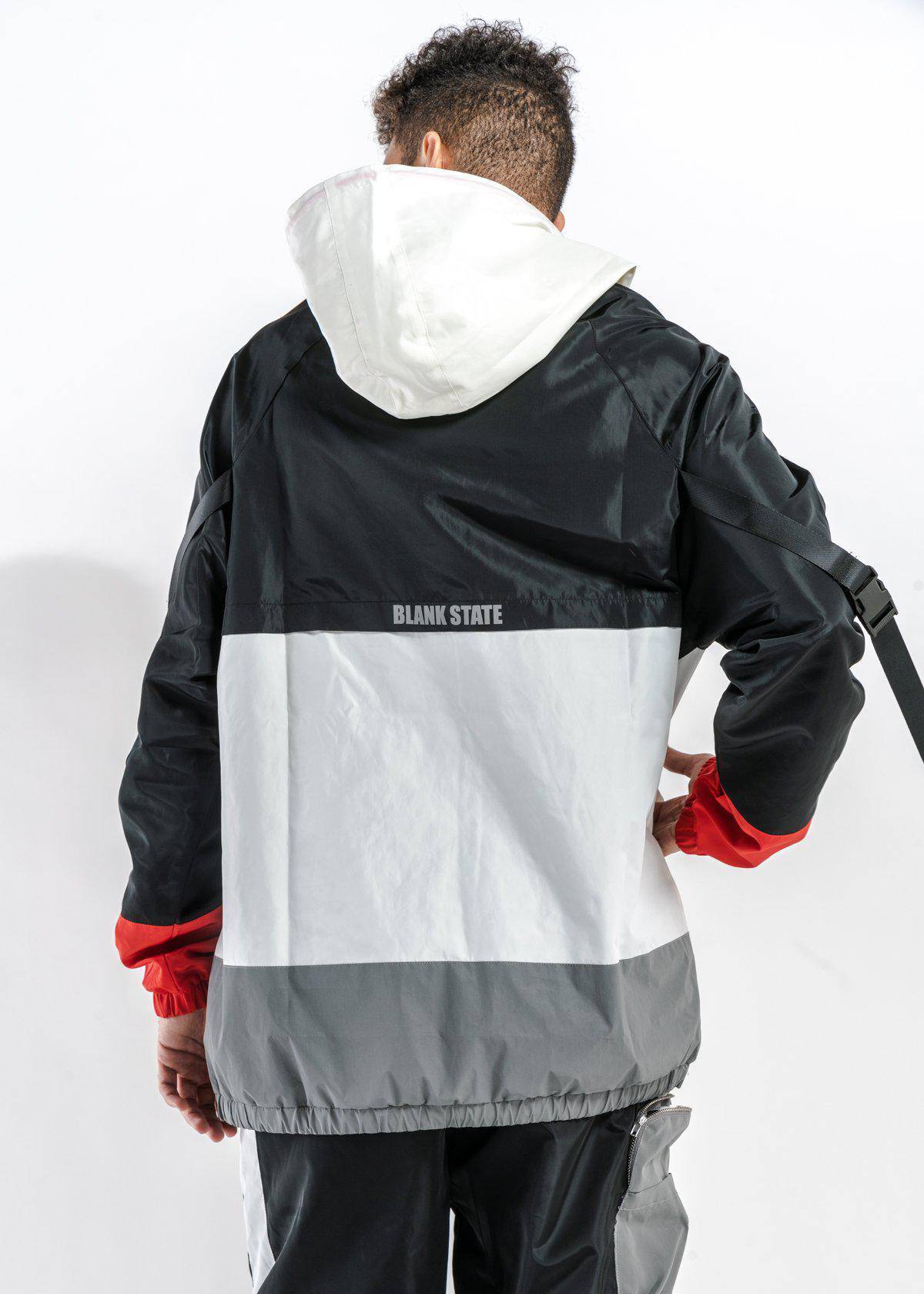 Men's Glow in the Dark Anorak in White - Blank State