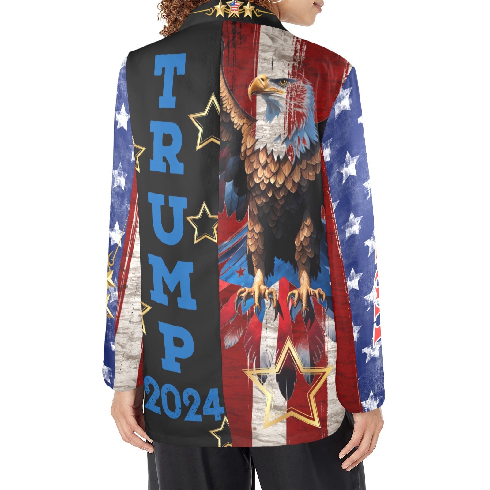 Baha Ranch Ultra Maga Trump Womens Blazer