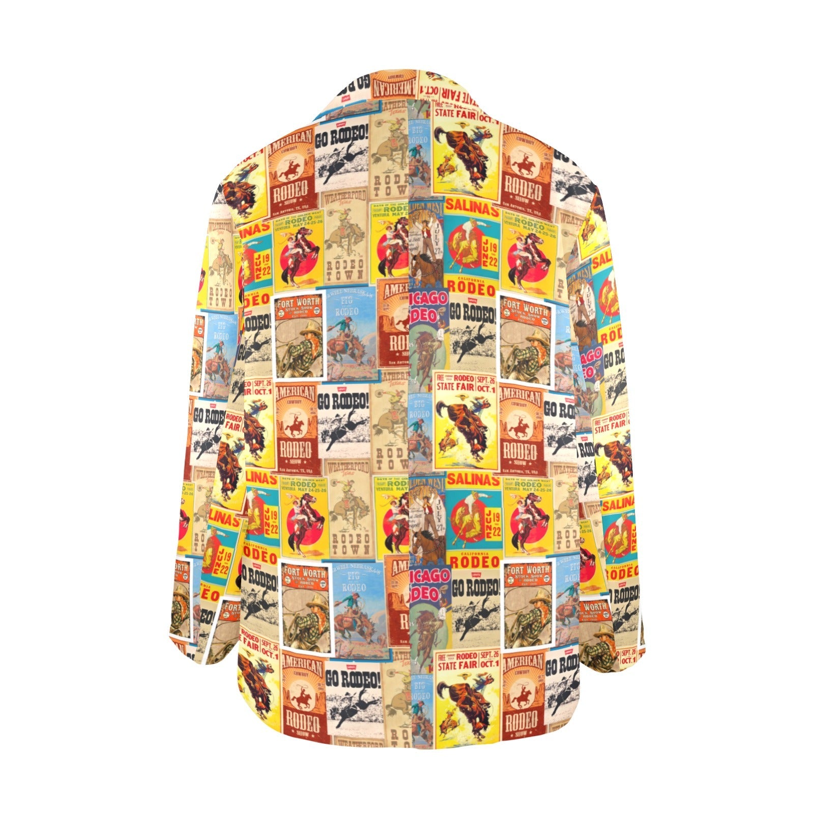 Baha Ranch Women's Vintage Rodeo Poster Blazer