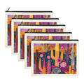 Baha Ranch Printed Cactus Cosmetic Bag Pack of 5 Made in America