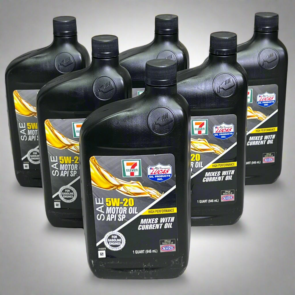 LUCAS (6 PACK) 5W-20 High Performance Engine Motor Oil 1 qt/ 946 ml