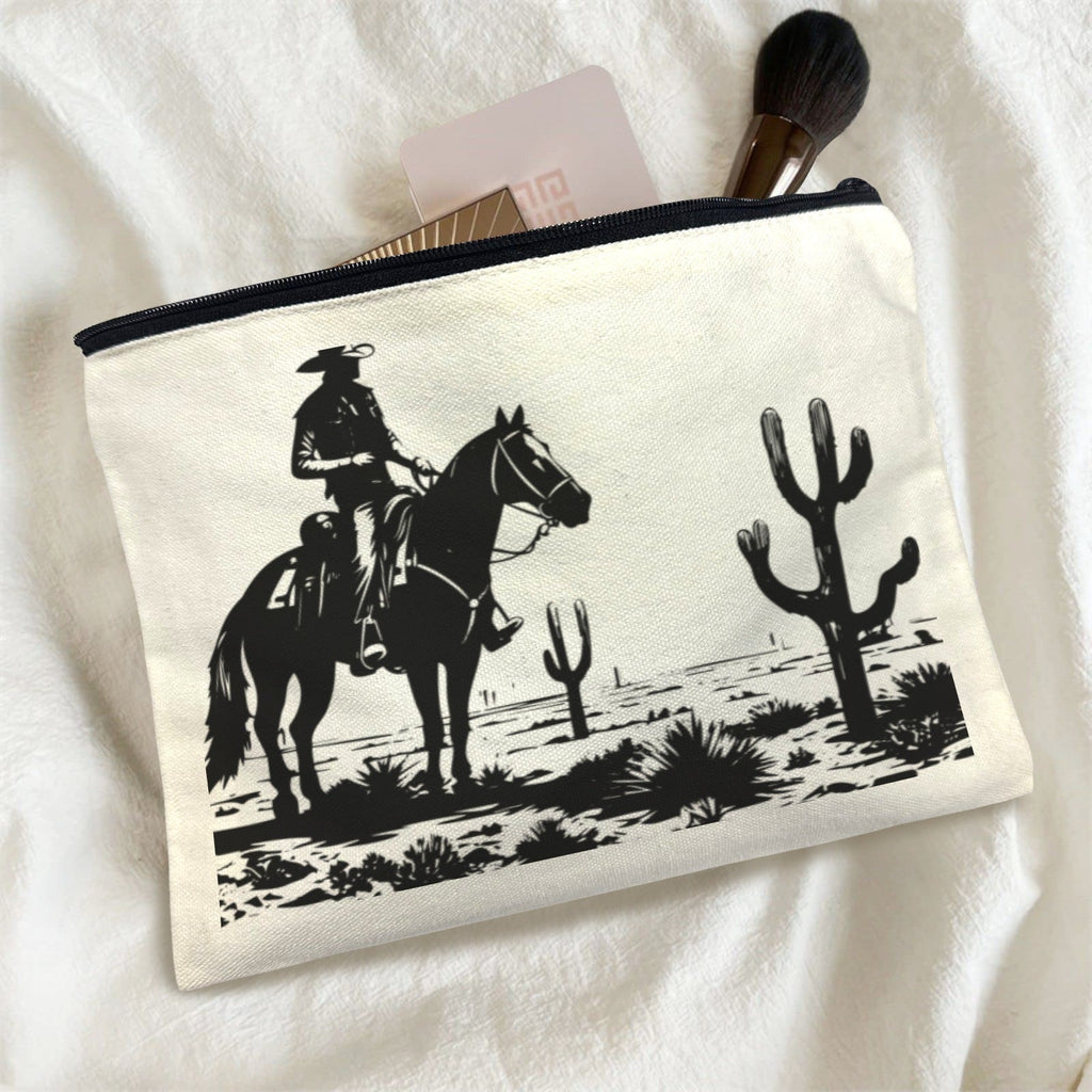 Baha Ranch Black White Desert Cosmetic Bag Pack of 5 Made in America