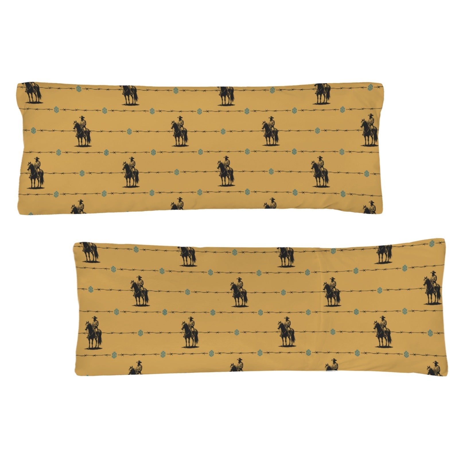 Baha Ranch Saddle Up Body Pillow Cover Made in America