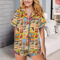 Baha Ranch Vintage Rodeo Poster Satin Pajama Set