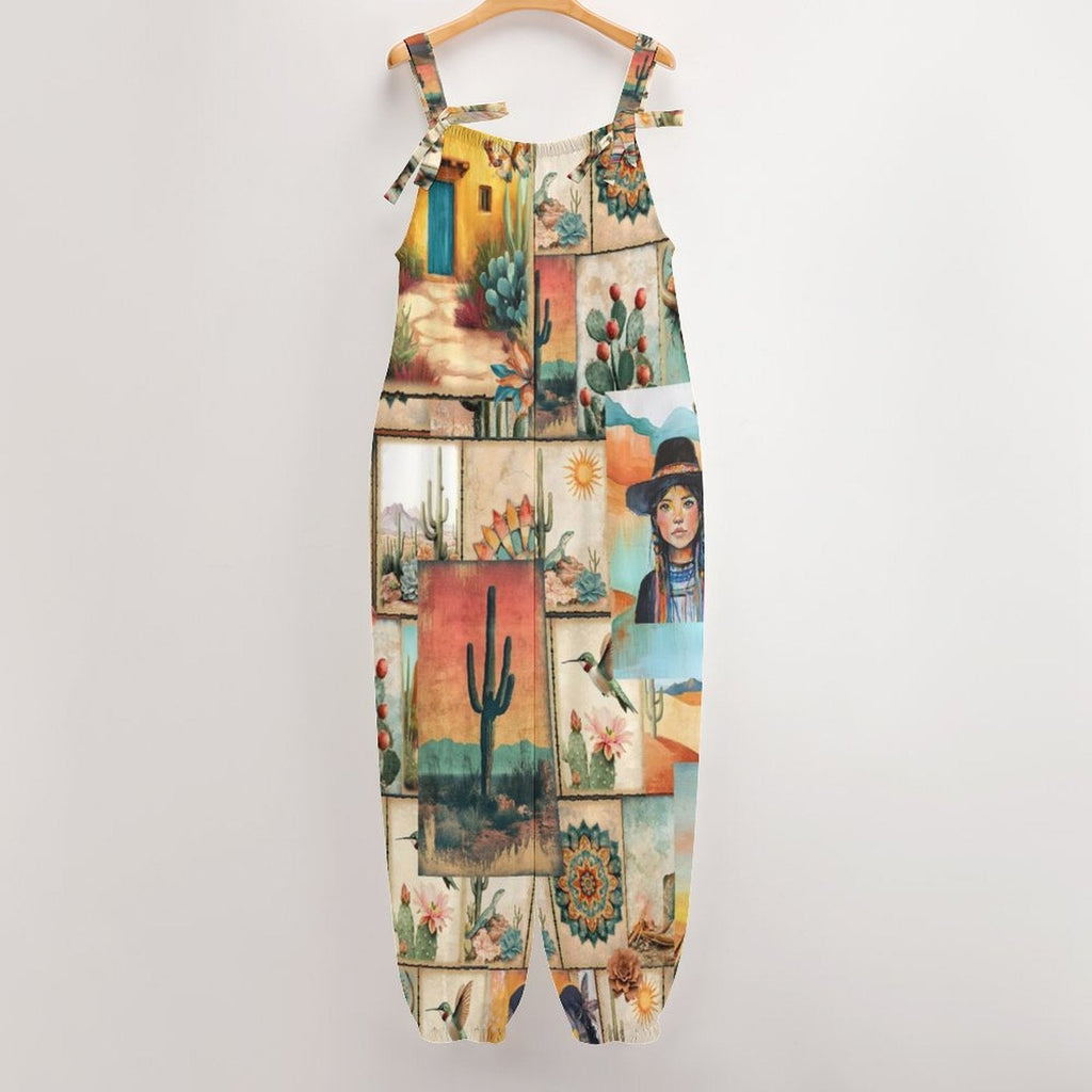 Baha Ranch Pictures of the Southwest Overalls Jumpsuit