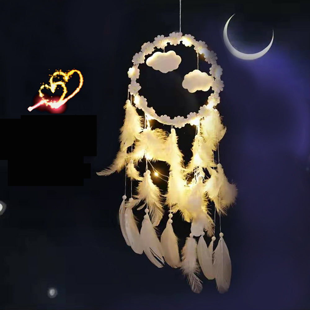 Christmas Lantern Dream Catcher Creative Light String Cloud Dream Catcher Car Dream Catcher Home Lantern Dream Catcher