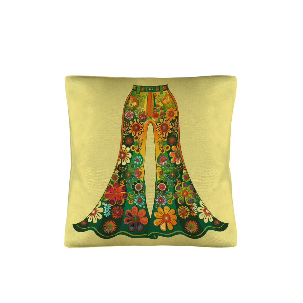Baha Ranch Floral Bell Bottoms Pillow Case Made in America