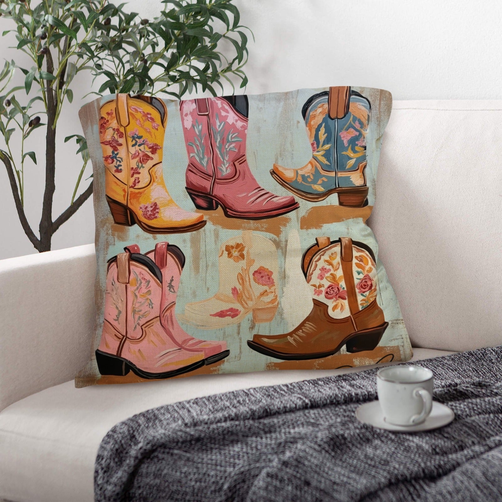 Baha Ranch Danilo Boots Pillow Case Custom Pillow Case Made in America