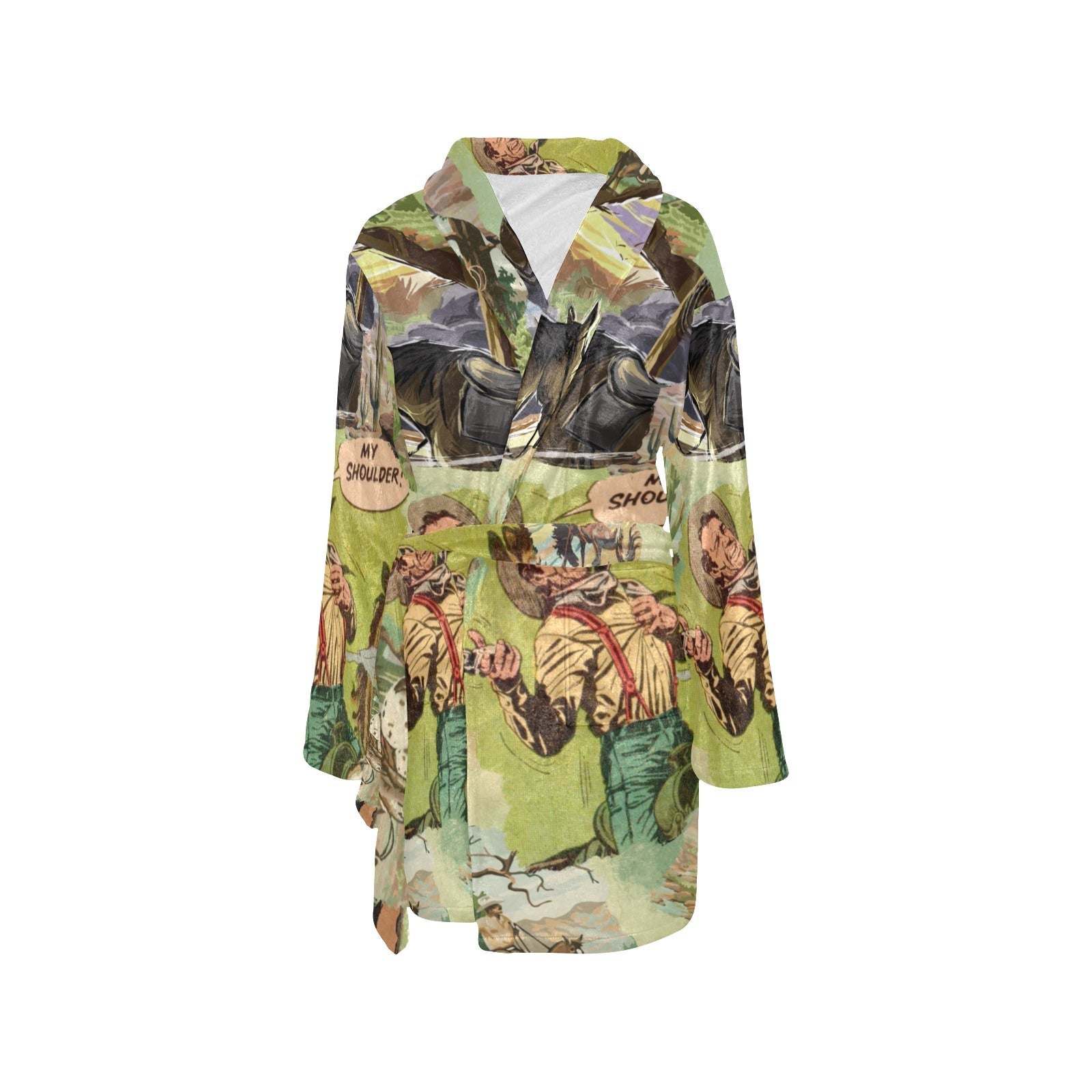 Baha Ranch Old West Women's Western Bath Robe