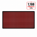 Medium Red Light Pad for Support with Pain Relief & Recovery | 16" x 11" | 1188 LEDs + 12V Car Adapter