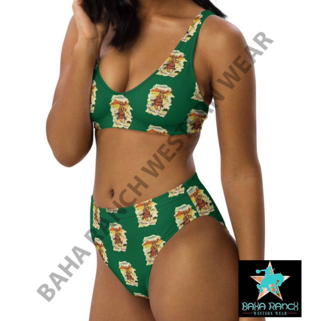 Ready To Ship Yeehaw Ride Em Cowboy Bikini Size XL