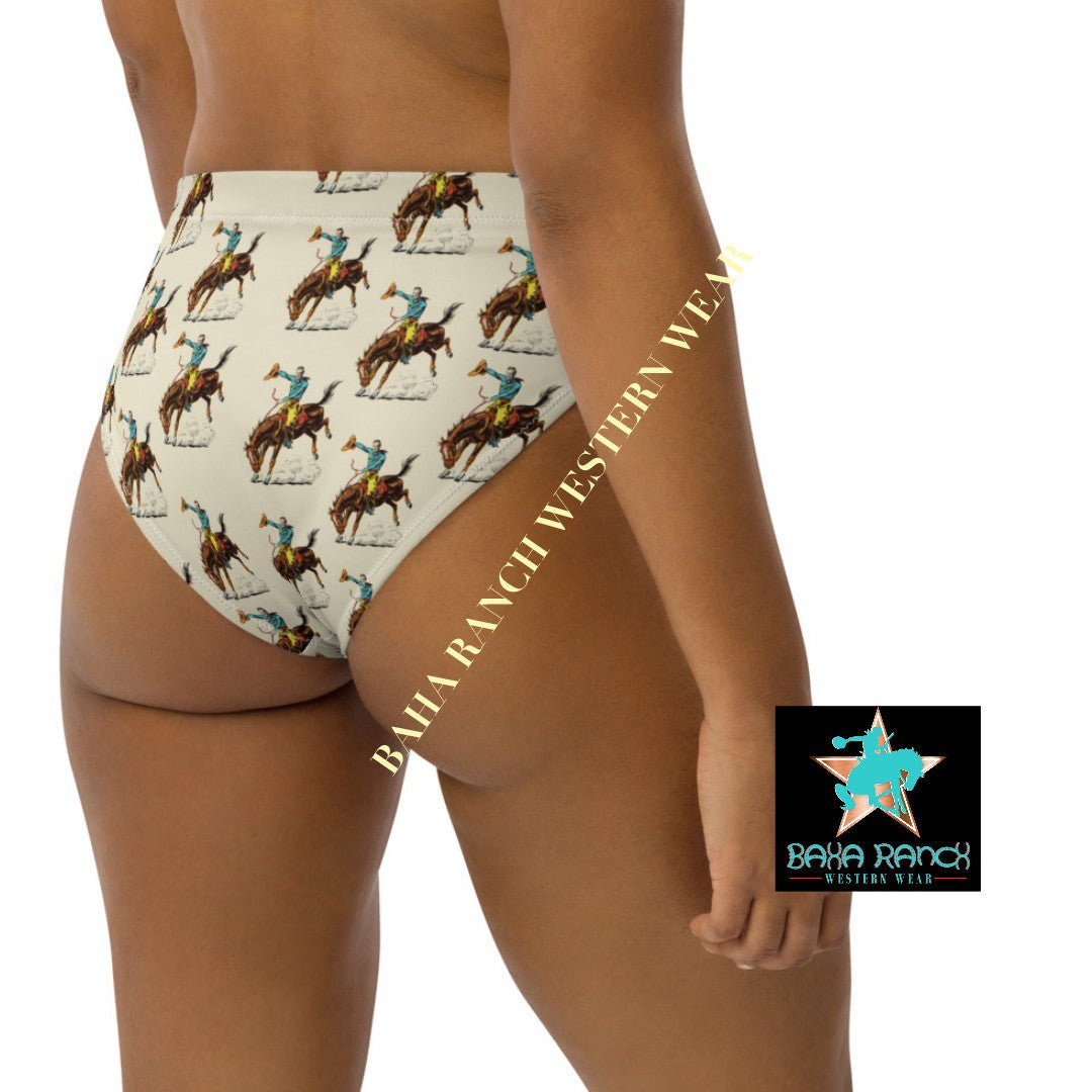 Baha Ranch Yeehaw Vintage Rodeo Cowboy Bikini Bottom