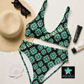 Baha Ranch Yeehaw Turquoise Aztec Bikini