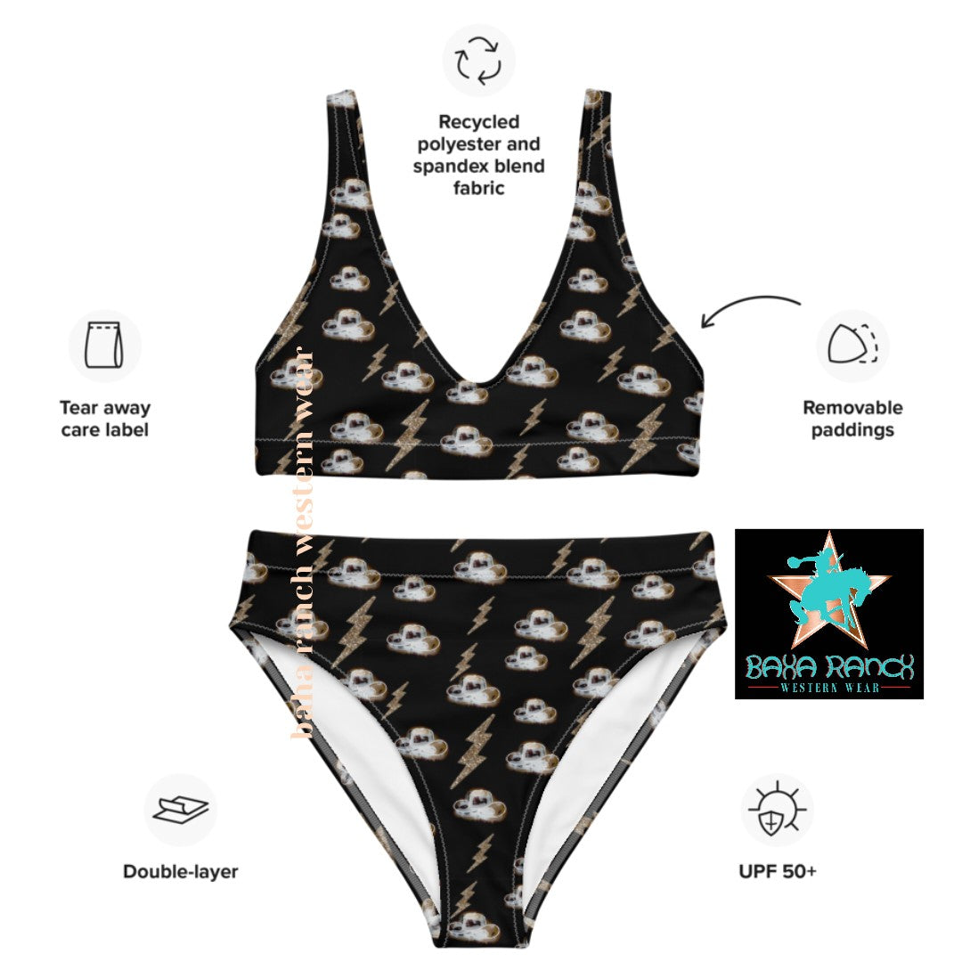 Baha Ranch Yeehaw Disco Cowgirl Bikini