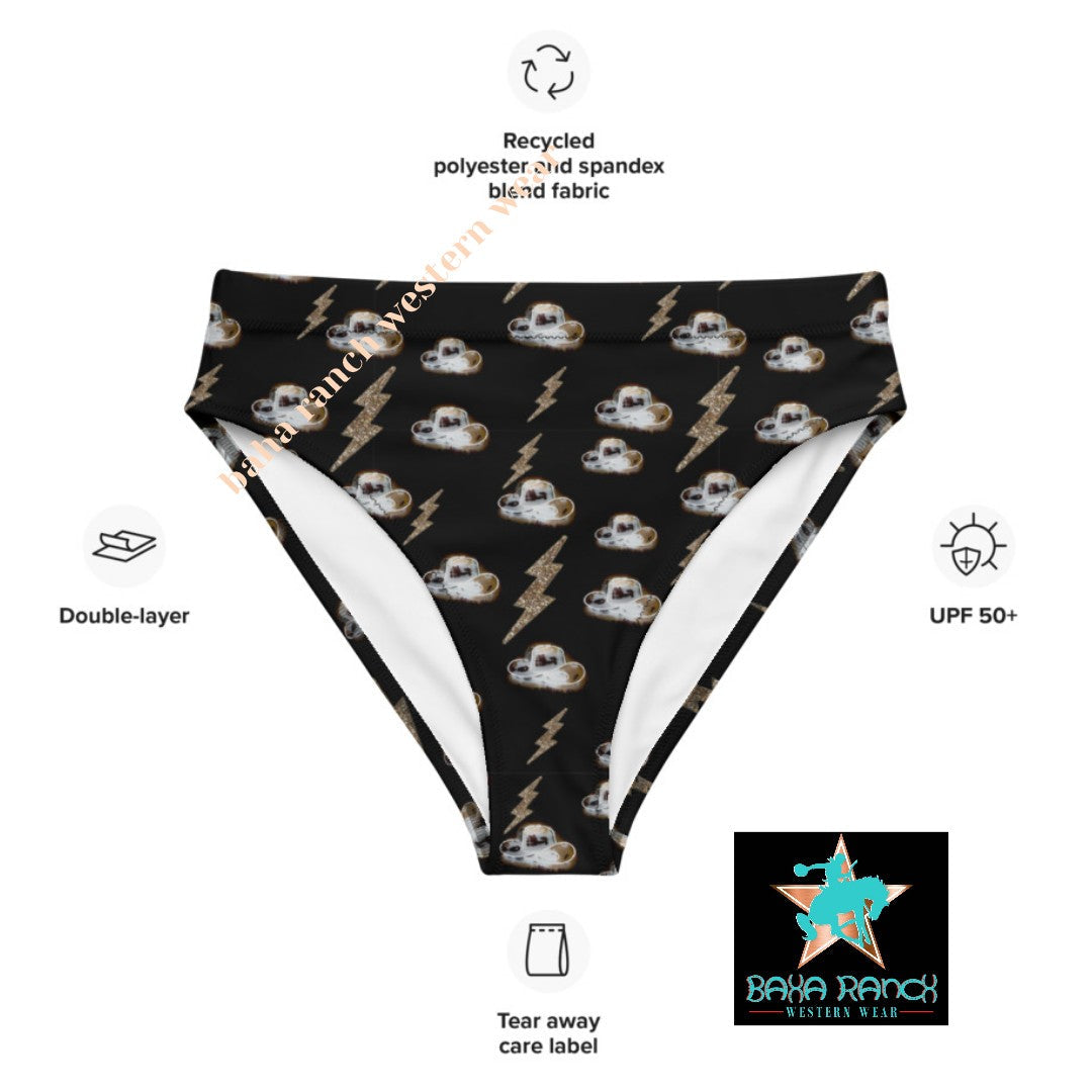 Baha Ranch Yeehaw Disco Cowgirl Bikini Bottom