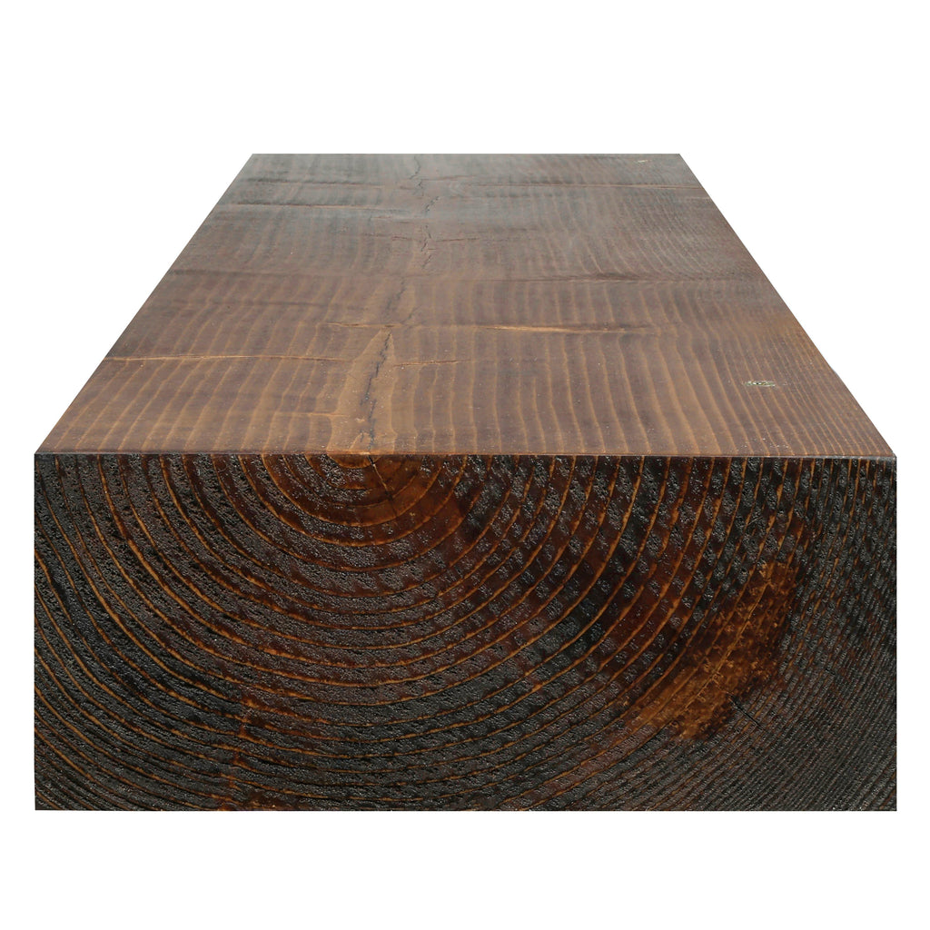 Smooth Solid Floating Timber Fireplace Mantel Shelf