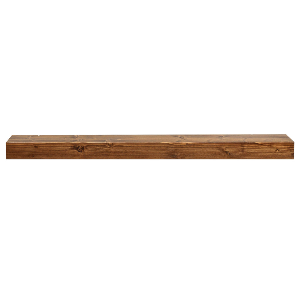Smooth Solid Floating Timber Fireplace Mantel Shelf