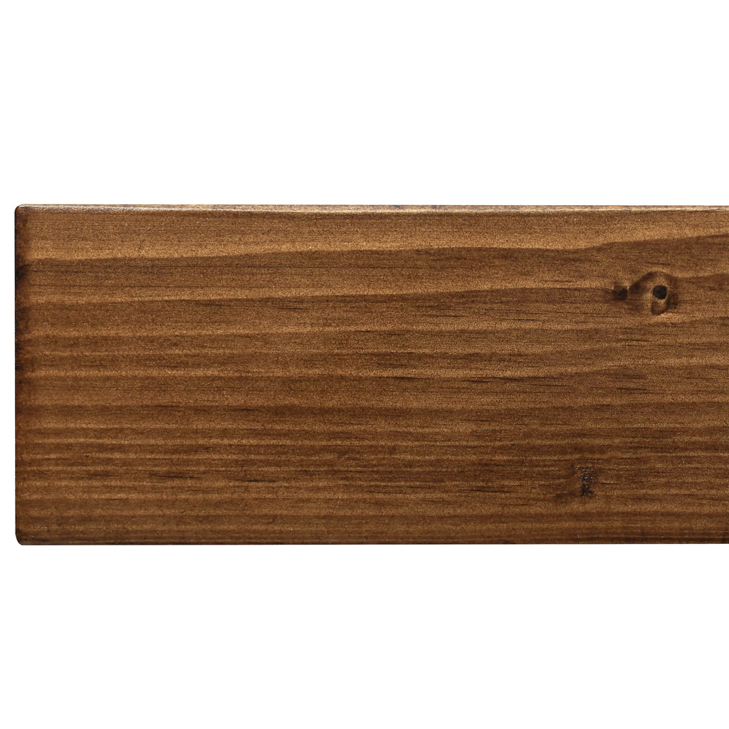 Smooth Solid Floating Timber Fireplace Mantel Shelf